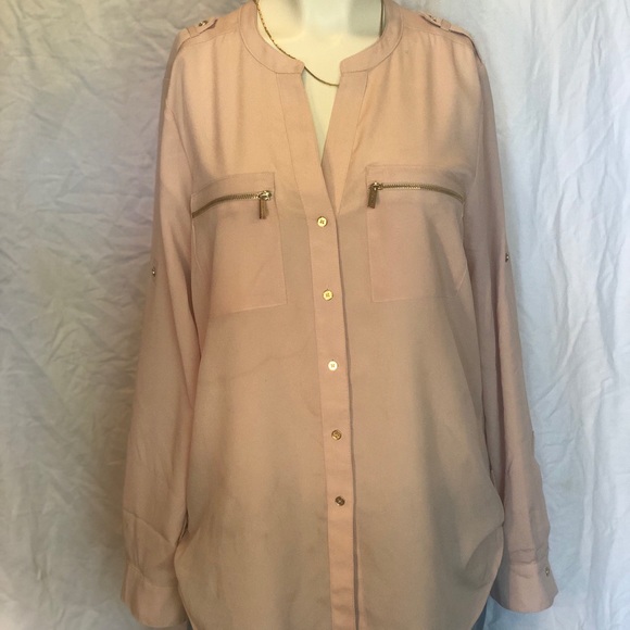 Calvin Klein Med peach button zip pocket - Picture 2 of 9